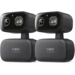 Tapo C217 2K Indoor/Outdoor Pan/Tilt Wired Security Camera 2-Pack for $49.98