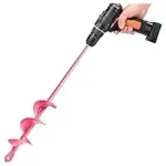 TCBWFY 1.6 x 16.5-Inch Pink Auger Drill Bit for $6.97