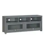 Techni Office Solutions 57.25-in Gray Decorative Rectangular TV Stand for $104.00