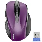TECKNET Wireless Ergonomic Optical Mouse for $4.99