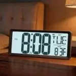 Tempospark 14.2″ Battery Operated Clock with Backlight for $20.99