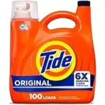 4-Pack Tide Liquid Laundry Detergent Original Scent 125oz for $49.45