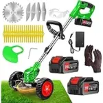 Tucssarg 3-in-1 21V Cordless Weed Wacker Now $35.99