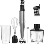 Turelar 1100W Handheld Corded Immersion Blender Set for $24.99