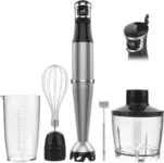 Turelar 1100W Immersion Handheld Corded Blender Set for $25