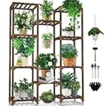 Uneedem Tall Plant Stand with 10 Shelves for $21.84