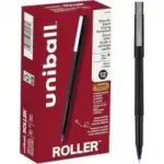 Uni-Ball Roller Rollerball Pens (12-Count, Blue) for $6.26