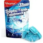 12-Pack Vacplus Septic Tank Treatment for $4.49 – 1-Year Supply