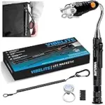 VIBELITE Magnetic Flashlight with Tool Lanyard for $10.49