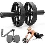 Vinsguir Ab Roller Wheel with Adjustable Resistance Band for $9.99