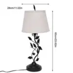 Vintage Bedside Table Lamp with Dual USB Ports for $41.75