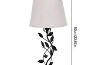 Vintage Bedside Table Lamp with Dual USB Ports for $41.75