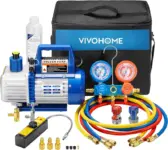 Vivohome 110V 1/3 HP 4CFM Single Stage Rotary Vane Air Vacuum Pump for $125.99