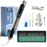 VQVYBXN Mini Electric 3-Speed Engraving Machine Pen with 35 Bits for $10