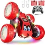 WayEee 360° Flips Stunt Remote Control Car with LED Lights for $12.59