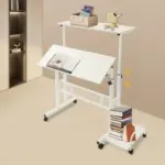 White Multi-Functional Foldable Computer Desk for $87.90