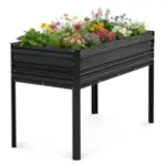 Workpro 48″ x 24″ Outdoor Galvanized Raised Garden Bed with Legs for $62
