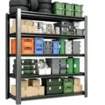 Wozbud Heavy Duty Metal Garage Storage Shelves 3500lbs Capacity for $89.99