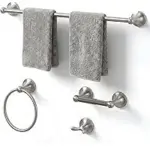 XINWEI 24-Inch Wall Mounted Bathroom Towel Rack Set for $16.79