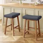 Yaheetech 24.5 Inch Counter Height Bar Stools Set of 2 for $64.39