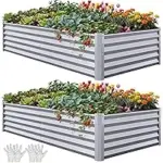 YITAHOME 8x4x1.5ft Raised Garden Bed Kit for $98.59