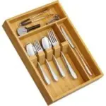 Yofidra Bamboo Silverware Organizer for $11.99 – 57% Off Original Price