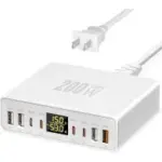 Ysyfad I27 200W Charging Station with 4x USB-C & 4x USB-A Ports for $17.99