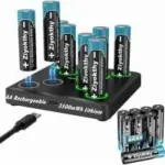 Ziyokthy 1.5V USB Rechargeable AA Batteries with Charger (8-Pack) for $14.99