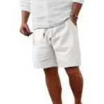 ZKMAN Men’s Classic Linen Shorts Now Only $9.99