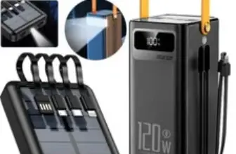 120W Portable Power Bank with 70000mAh Capacity for $40.99