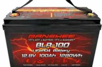 12V 100Ah LiFePO4 Lithium Battery for RVs and Marine Use – Now $138.53