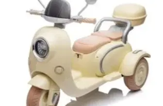 12V Electric Motorcycle for Kids – 2-Seater Parent-Child Scooter for $169.99