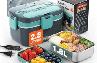 2.8L Electric Heated Lunch Box for $18.84
