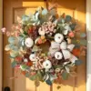 24 Inch Large Farmhouse Fall Wreath for $29.99