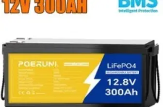 300Ah 12V LiFePO4 Lithium Battery with Built-in BMS for $289.59 – 50% Off
