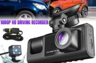 360° 1080P Dash Camera with 3 Lenses Now $30.49