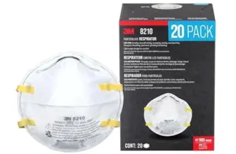 3M 8210 N95 Respirator 20-Pack for $13.91