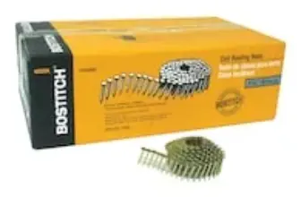 Bostitch 1-1/4-inch Galvanized Collated Coil Roofing Nails for $39.98