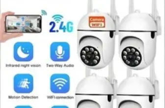 4-Pack 1080P Wireless Security Camera System with Night Vision for $53.89
