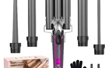 5-in-1 Curling Wand Set with 3 Barrels for $18.80