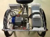 750W 48V Electric Go-Kart Tricycle Cart with Brushless Motor for $116.29