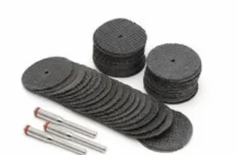 50-Pack Fiberglass Reinforced Dremel Cut Off Wheels with 3 Mandrels for $5.99