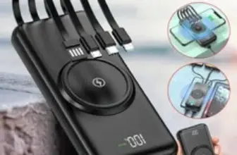 900000mAh Portable Power Bank with LCD Display for $23.99