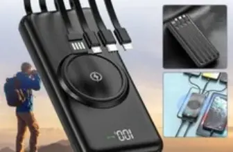 900000mAh Wireless Power Bank for Cell Phones – $23.99