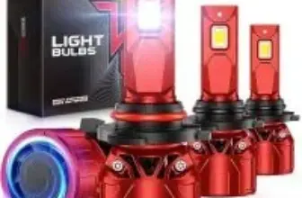 Torchbeam 126000LM 9005/9006 Cool White Light Bulbs Combo (4-Pack) for $16.99