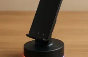 A016 5-in-1 Bluetooth Speaker Phone Cradle with Qi Wireless Charging – $16.23