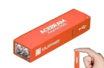 ACEBEAM Keylite 500 Rechargeable Keychain Flashlight for $13