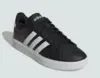 Adidas Men’s Grand Court Shoes in Cloud White/Black for $18.60
