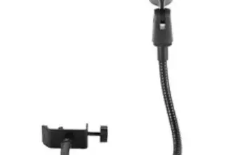 Adjustable Gooseneck Microphone Stand with Desk Clamp for $8.82