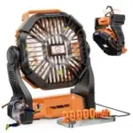 AiYchen 20000mAh Portable Camping Fan with LED Lantern for $20.23